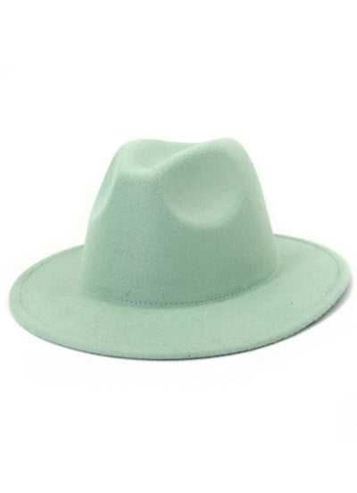 Solid Color Fedoras Hat's Unisex Standard 58cm M/L size  7cm brin