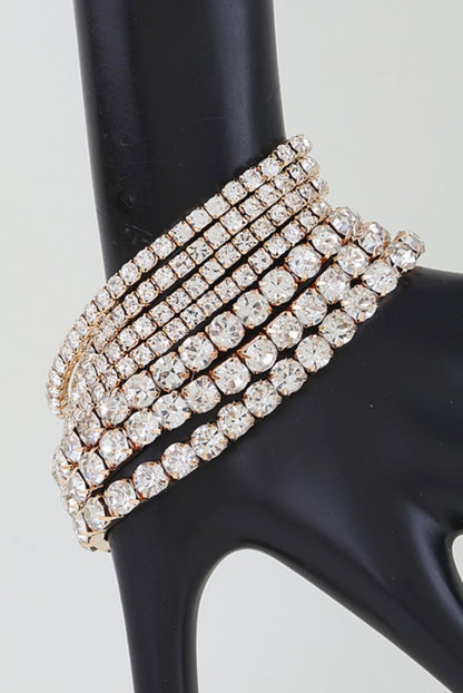 Bejeweled Cuff Bracelet Set