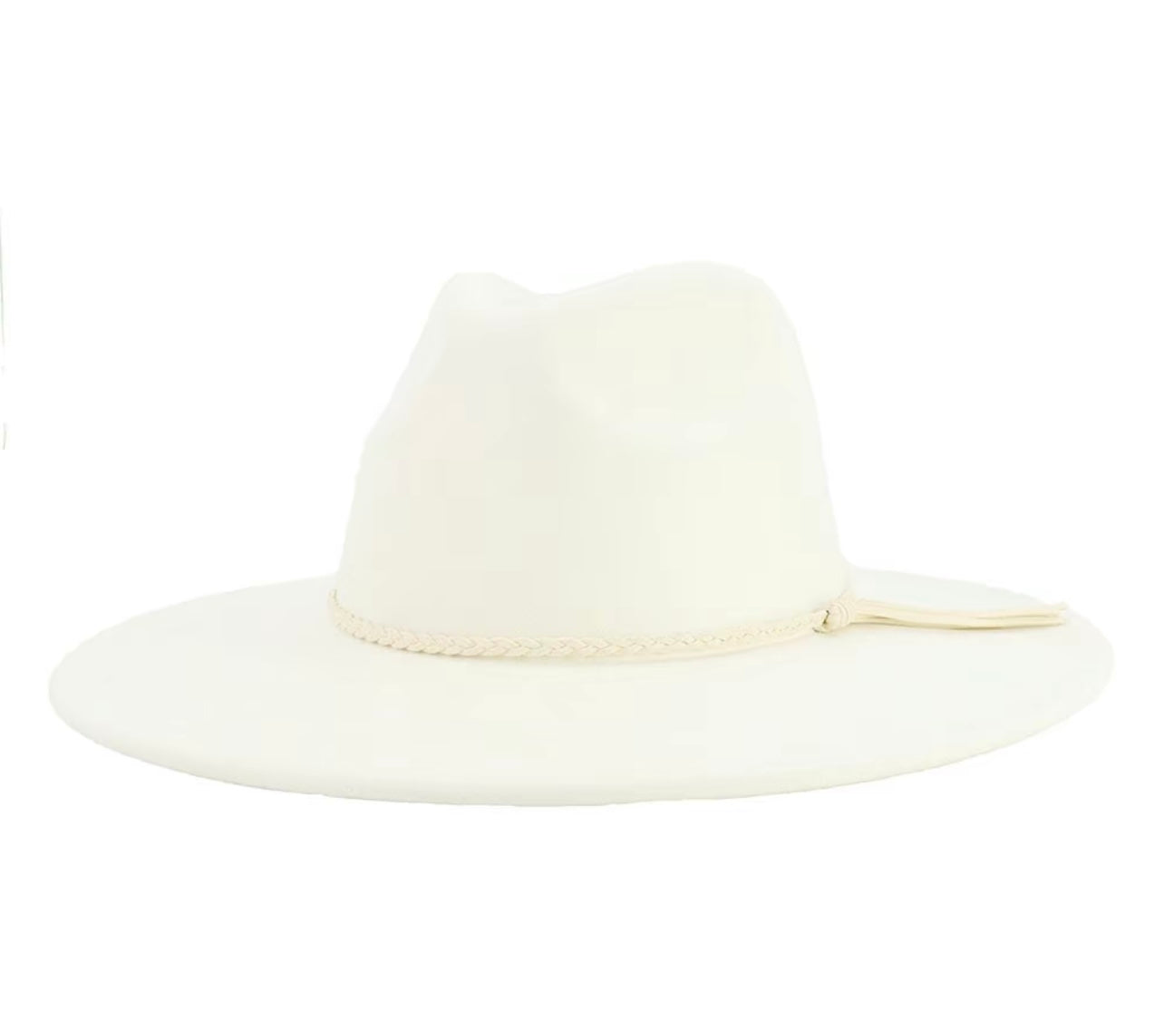 Classic Faux Suede Wide Collection Unisex Fedora Hats Size 60cm Extra Large w/o accessory
