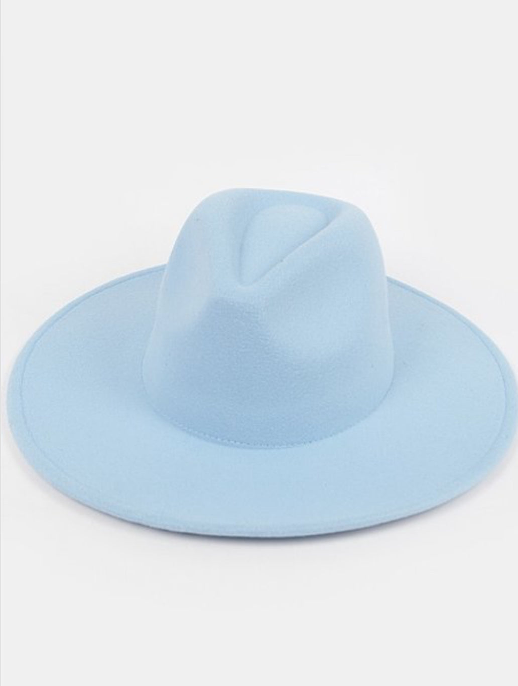 Solid wide brim fedora 58cm M/L Collection