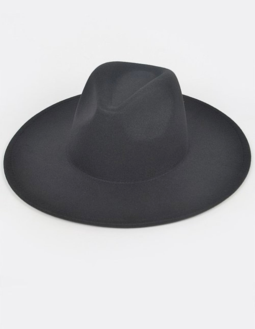 Solid wide brim fedora 58cm M/L Collection