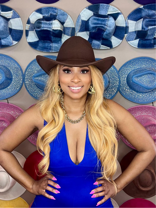 60cm XL and 58cm M/L Unisex Cowboy Style Hat Wide brim Collection