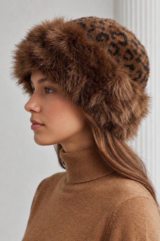 Plush Faux Fur Cossack Winter Hat