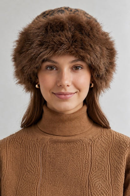 Plush Faux Fur Cossack Winter Hat