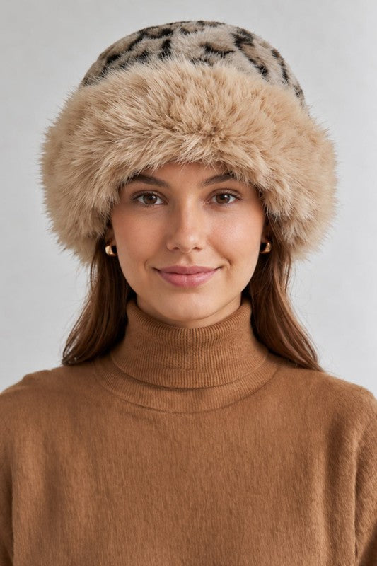 Plush Faux Fur Cossack Winter Hat