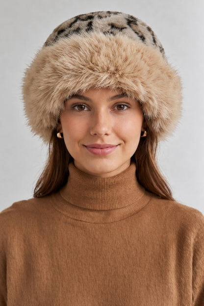Plush Faux Fur Cossack Winter Hat
