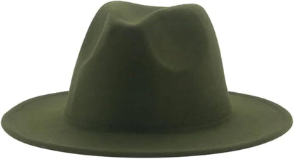Olive camel bottom 58cm fedora