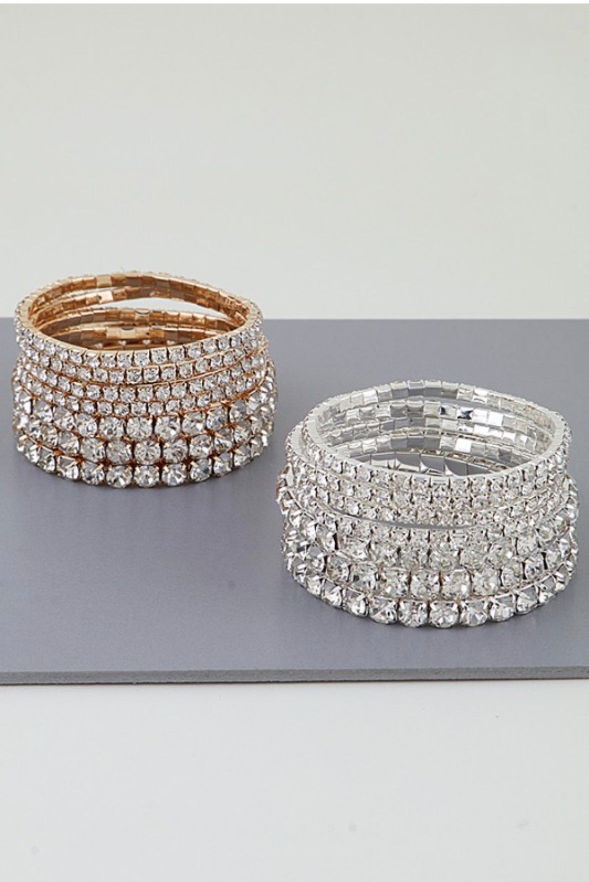Bejeweled Cuff Bracelet Set