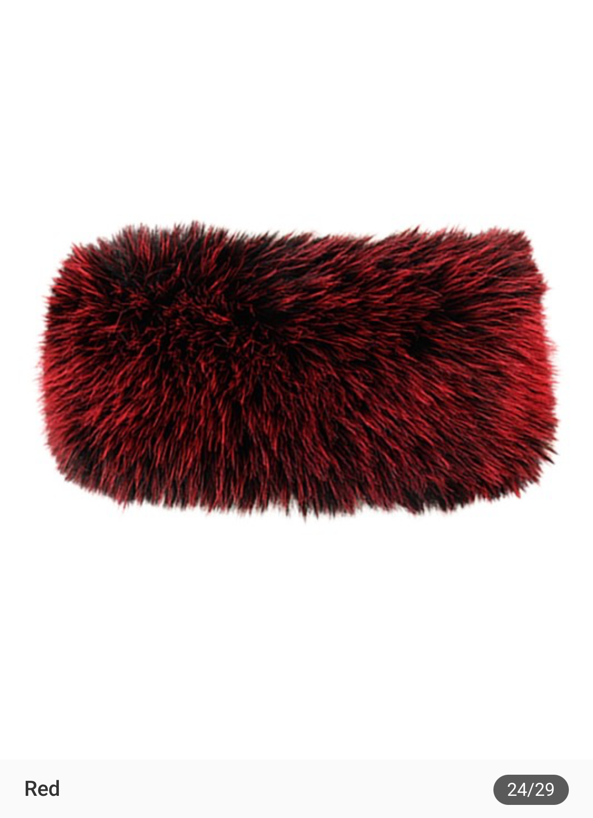 Elegant Faux Fur Winter Headband Earmuff
