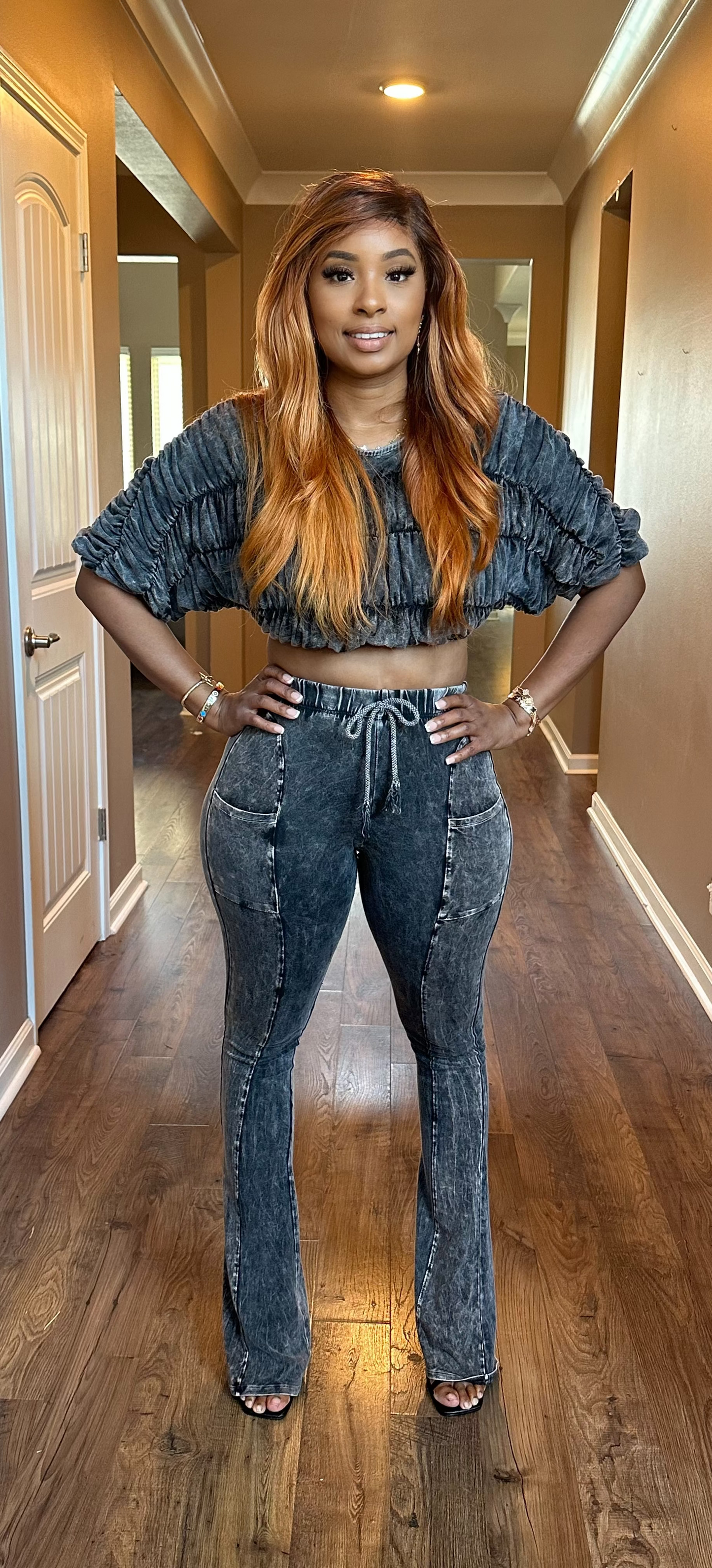 Acid Wash 2 Piece Set