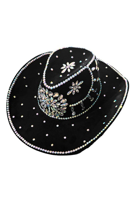 Bold RHINESTONE WESTERN COWBOY HAT