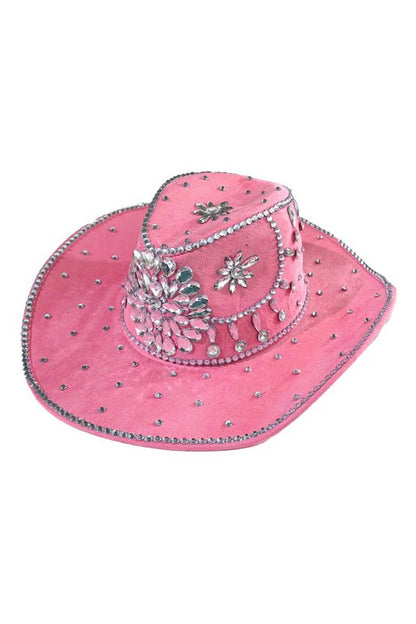Bold RHINESTONE WESTERN COWBOY HAT