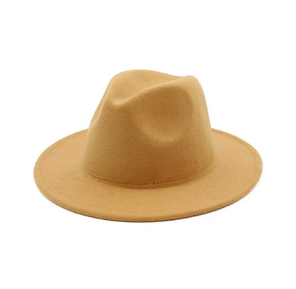 Trendy Solid Fedoras: Modern Colors, Classic Style Unisex