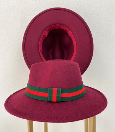 Burgundy XL | 60cm Fedora