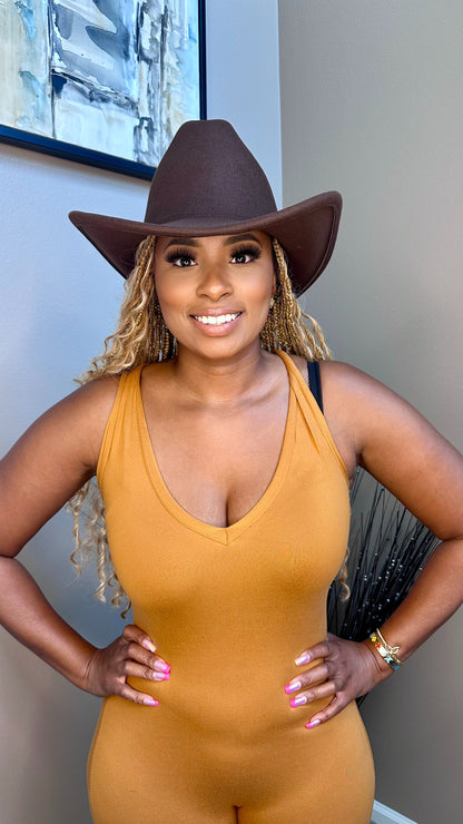 Bold Brim Cowboy Hat Size 60cm XL (Cattleman Crown) Unisex 7 colors available