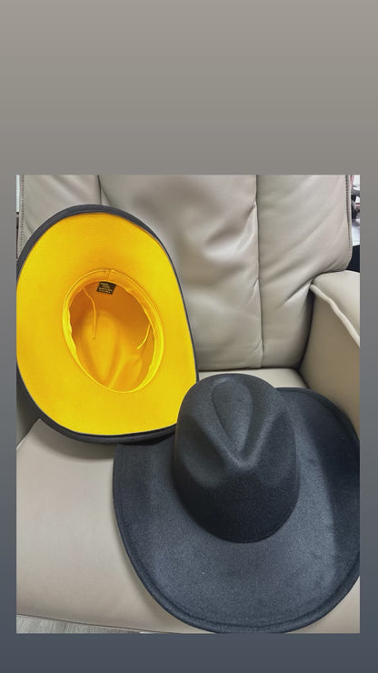 Black Mustard bottom cowboy hat 58cm & 60cm
